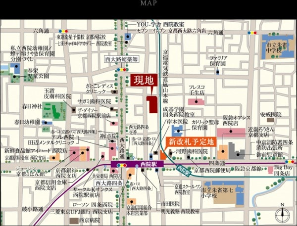 ファイル:現地案内図 西院161111.jpg