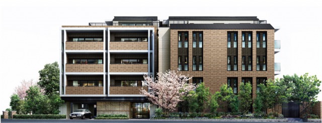 ファイル:パークホームズ武蔵小金井 緑町 外観完成予想図 小金井161104.jpg