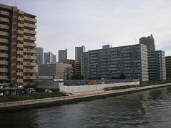 ファイル:Brillia辰巳 CANAL TERRACE 運河より.jpg