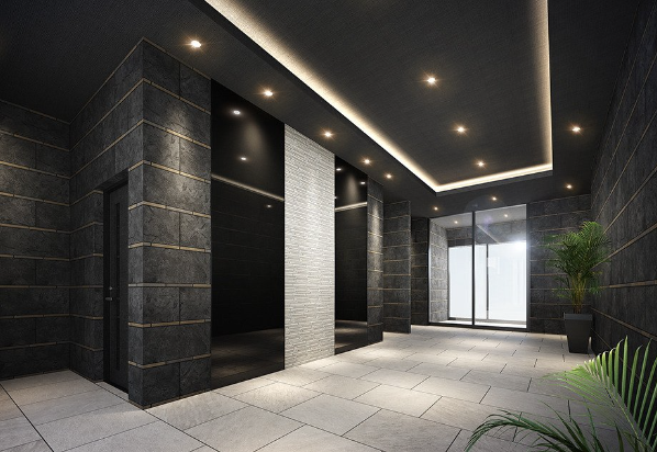 ファイル:オープンレジデンシア春日原 エントエランスホール完成予想図.png