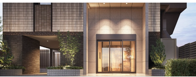 ファイル:ルジェンテ上野松が谷 エントエランスアプローチ完成予想図.png