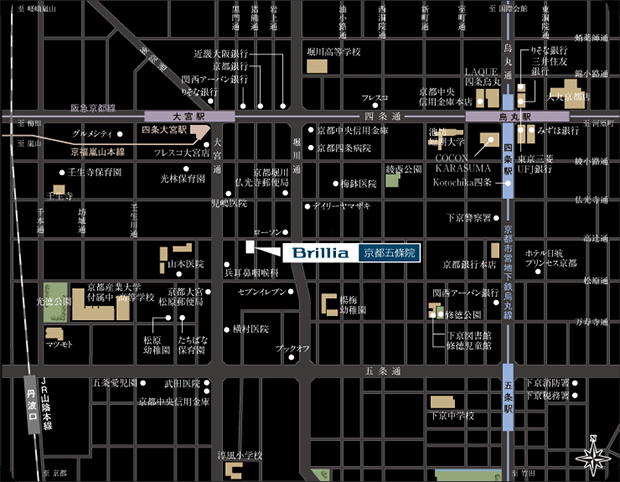 ファイル:Brillia(ブリリア)京都五條院周辺案内図.gif
