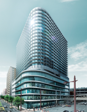 ザ・パークハウス 鹿児島中央タワー　外観完成予想CG