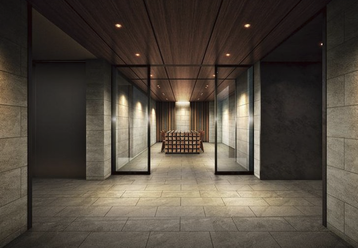 ファイル:オーベル六町レジデンス エントエランス完成予想図.png