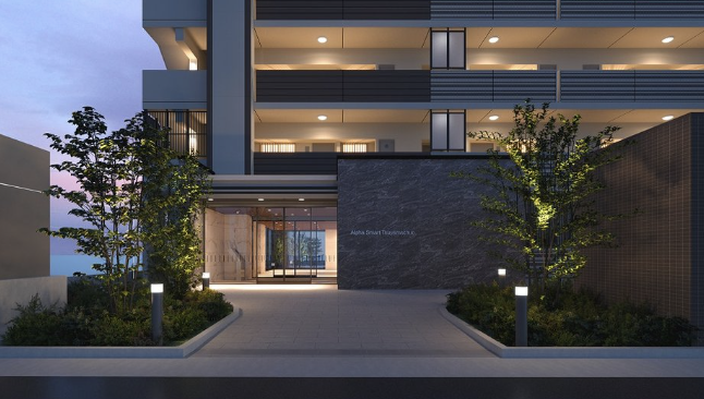 ファイル:アルファスマート津山中央 エントエランスアプローチ完成予想図.png