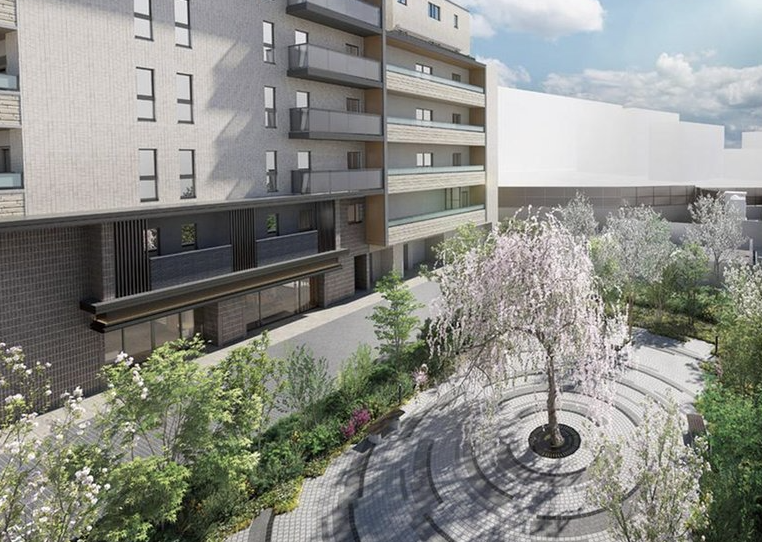 ファイル:Brillia(ブリリア)方南町 コミュニティガーデン完成予想図.png