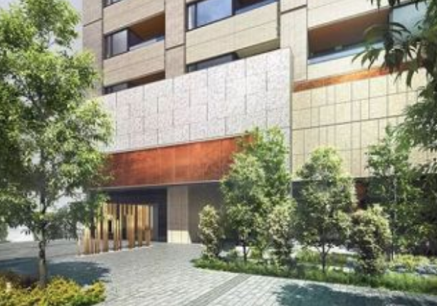 ファイル:プラウド虎ノ門 エントランスアプローチ完成予想CG.png