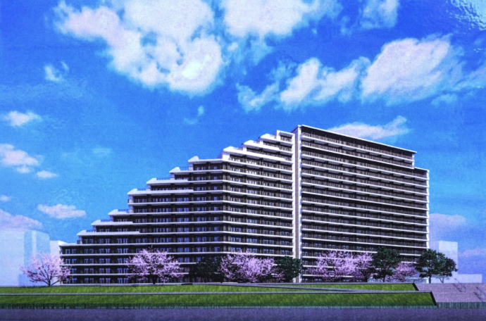 ファイル:プラウドシティ門前仲町 外観完成予想図.png