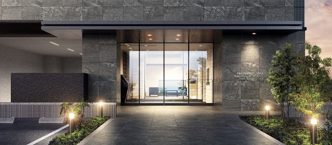 ファイル:プレサンス ロジェ 名古屋浅間町ザ・レジデンス エントエランスアプローチ完成予想図.png