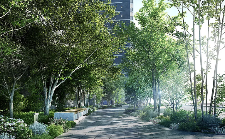 ファイル:レ・ジェイド海老名 プロムナード完成予想図.png