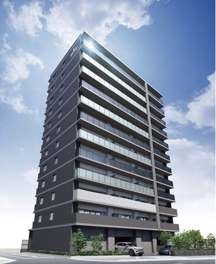 ファイル:ワコーレ阿倍野播磨町ラフィリス 外観完成予想図.png