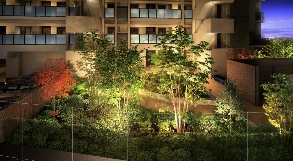 ファイル:ワコーレ魚崎ガーデンズ 中庭完成予想図.png