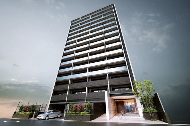 ファイル:ザ・パークハウス 舟入本町 外観完成予想図 舟入161030.jpg