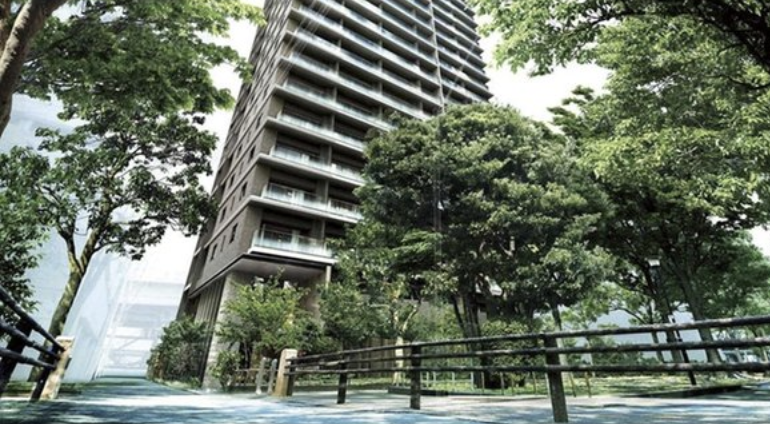 ファイル:パークホームズ初台 ザ レジデンス エントランスアプローチ完成予想CG.png