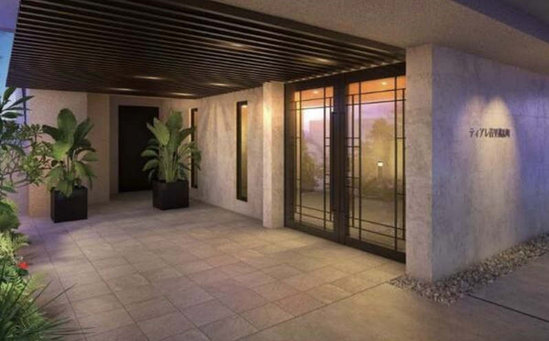 ファイル:ティアレ首里桃原町 エントランスアプローチ.png