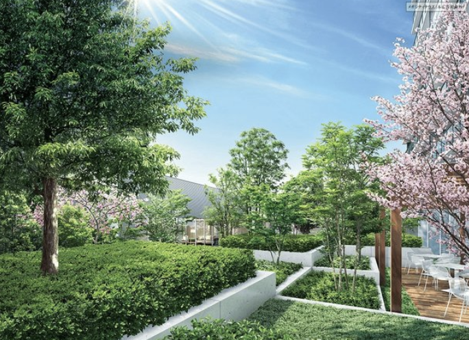 ファイル:メガシティテラスII街区 シーズンズガーデン完成予想図.png