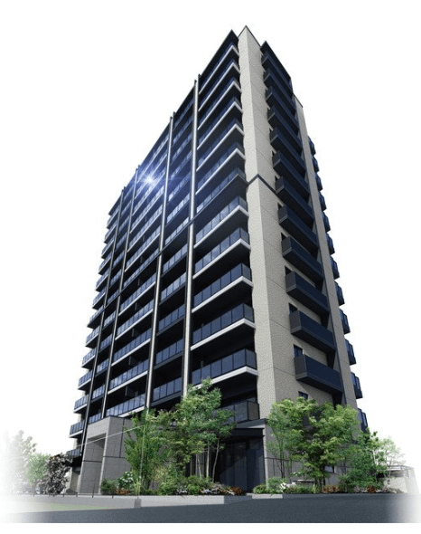 ファイル:オープンレジデンシア渡辺通南 外観完成予想図.png