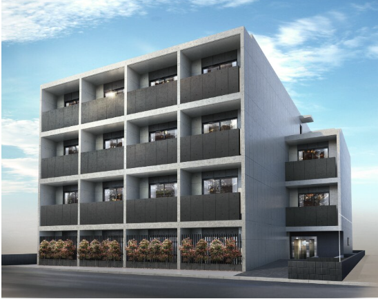 ファイル:スカイコートソレア新丸子 外観完成予想図.png