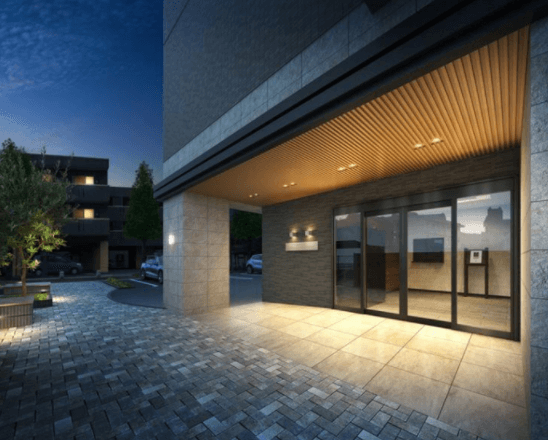 ファイル:クレイルシティ防府駅南町 エントランスアプローチ完成予想図.png