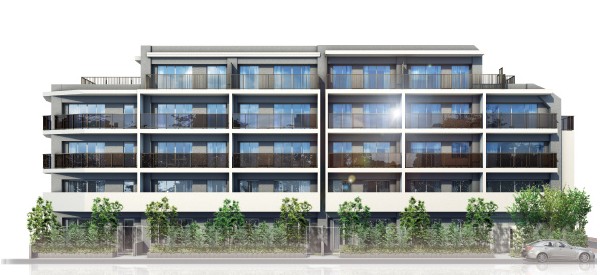 ファイル:ベルジュール武蔵野Ⅳ 外観完成予想図 170126.jpg