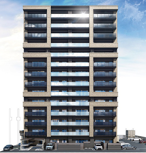 ファイル:サンメゾン松山雄郡 外観完成予想図.png