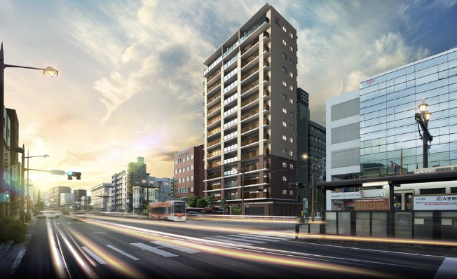 ファイル:オーヴィジョン大学病院前 外観完成予想図1.png