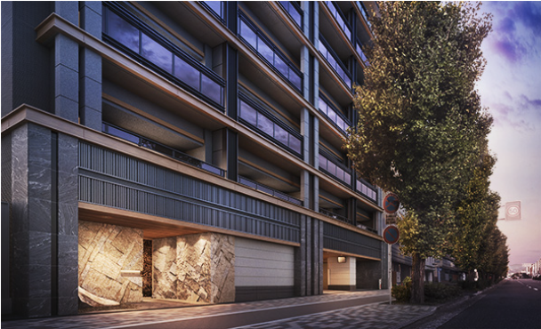 ファイル:プレミスト京都 二条城北 エントエランスアプローチ.png