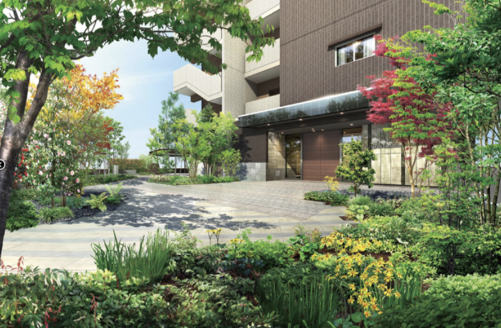 ファイル:アルファスマート下松瑞穂町 エントランスアプローチ完成予想図.png