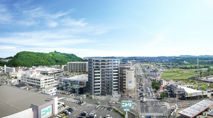 ファイル:サンパークわさだ中央グラッセ 外観完成予想CG1.png