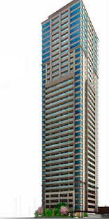 グランドメゾン上町台レジデンスタワー 外観完成予想CG