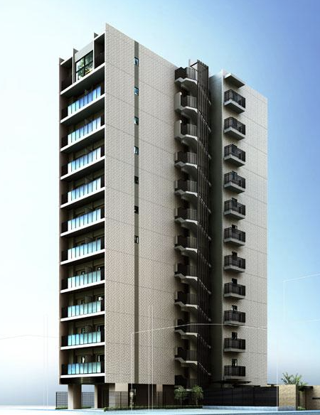 ファイル:リビオレゾン練馬中村橋 千川通り 外観完成予想図.png