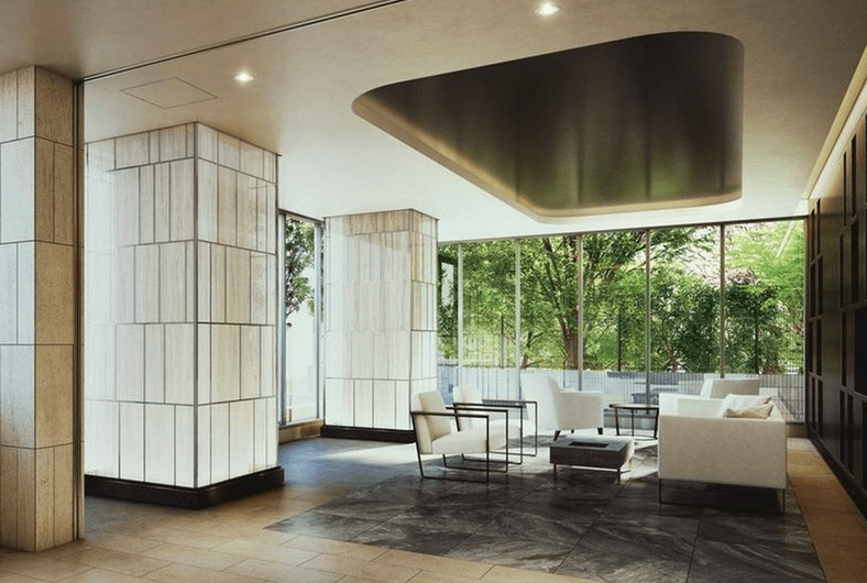 ファイル:クレヴィア新宿中落合 EAST / WEST EASTラウンジ完成予想図.png