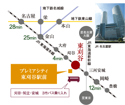 ファイル:プレミアシティ東刈谷駅前路線図.gif