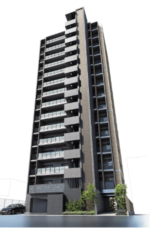 プレサンス ロジェ 志賀本通 テラス 外観完成予想図2