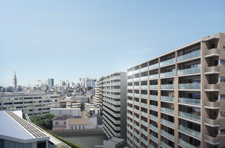 ファイル:クレヴィア新宿若松町 外観完成予想CG2.png