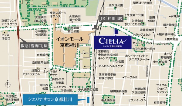 ファイル:現地案内図 桂川161118.jpg