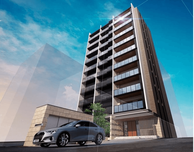 ファイル:ソルティア岡本一丁目 外観完成予想図.png