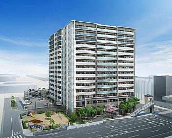 京都桂川つむぎの街 マークスクエア外観完成予想CG