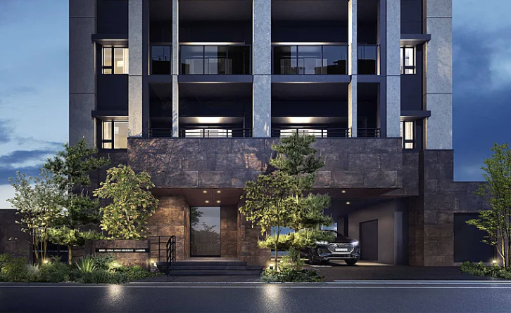 ファイル:デュ・レジア平尾レジデンス エントエランスアプローチ完成予想図.png