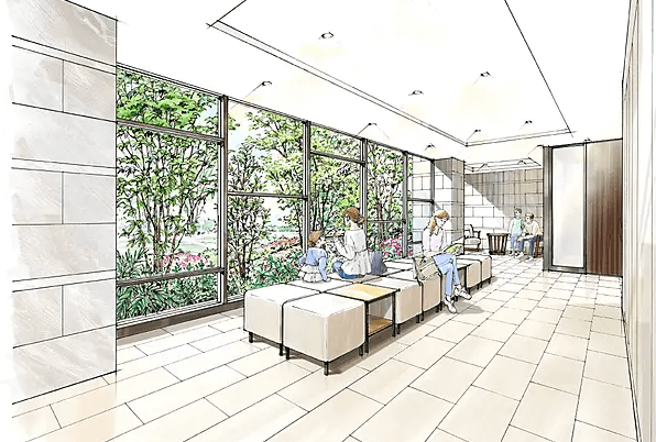 ファイル:プラネスーペリア西東京緑町 バス待ちラウンジ完成イメージイラスト.png