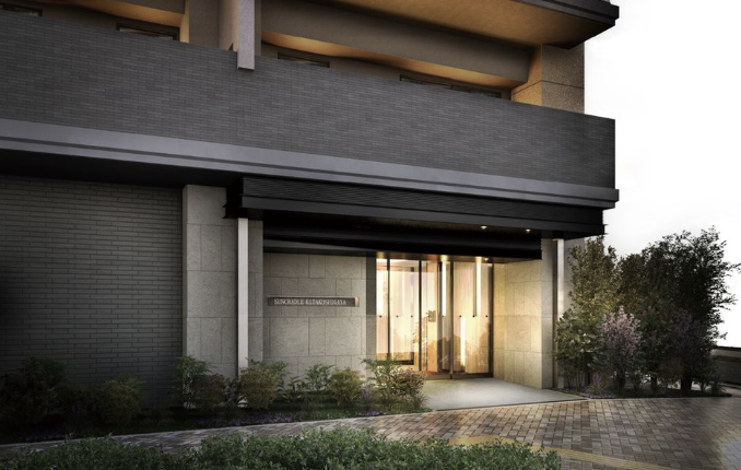 ファイル:サンクレイドル北越谷駅前 エントエランスアプローチ完成予想図.png