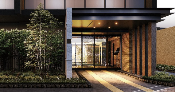 ファイル:サンクレイドル日野II エントエランスアプローチ完成予想図.png