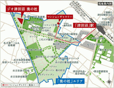 ファイル:現地案内図 津田沼160930.gif