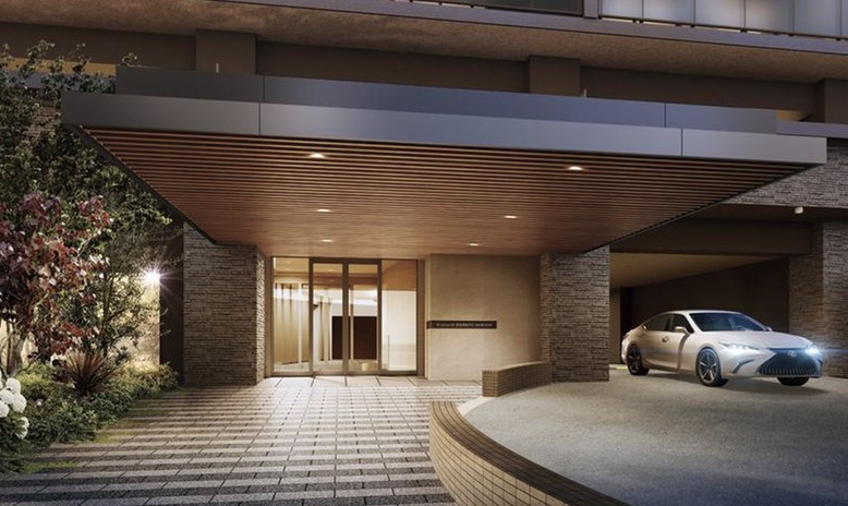 ファイル:ブランニード阪急水無瀬 エントエランスアプローチ完成予想図2.png