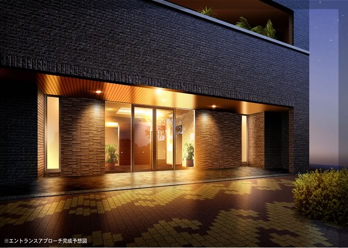 ファイル:ディアエスタ ミオ 明石 時の壱番館エントランスアプローチ完成予想図.jpg