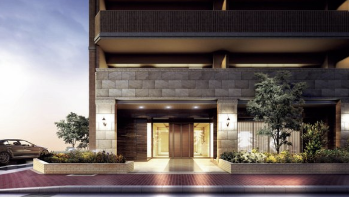 ファイル:プレサンス ロジェ 西宮北口門前町テラス エントランスアプローチ完成予想図.png