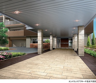ファイル:パークハウス尼崎潮江エントランスアプローチ.jpg