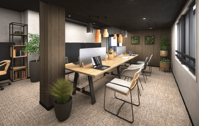 ファイル:プラウド町屋 ワークラウンジ完成予想図.png