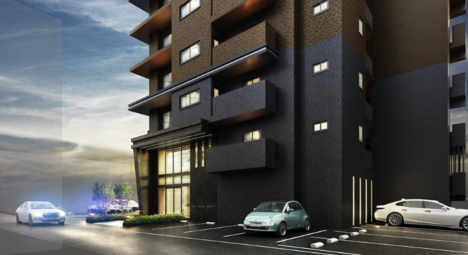 ファイル:ロイヤルガーデン道後南町 エントエランスアプローチ完成予想図.png