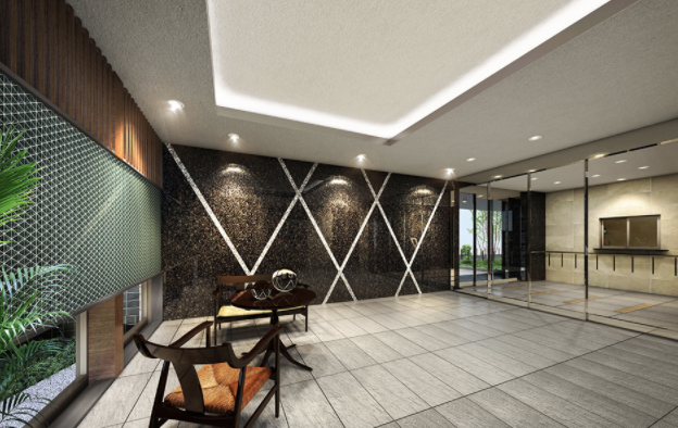 ファイル:アルビオアルファ北深志ガーデン エントランスホール完成予想CG.png